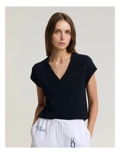 Josie Tape Yarn V-Neck Tank