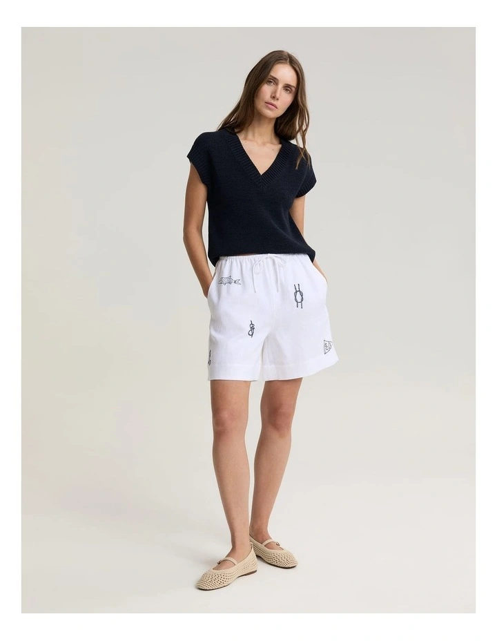 Josie Tape Yarn V-Neck Tank image 3