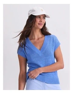 Josie Tape Yarn V-Neck Tank