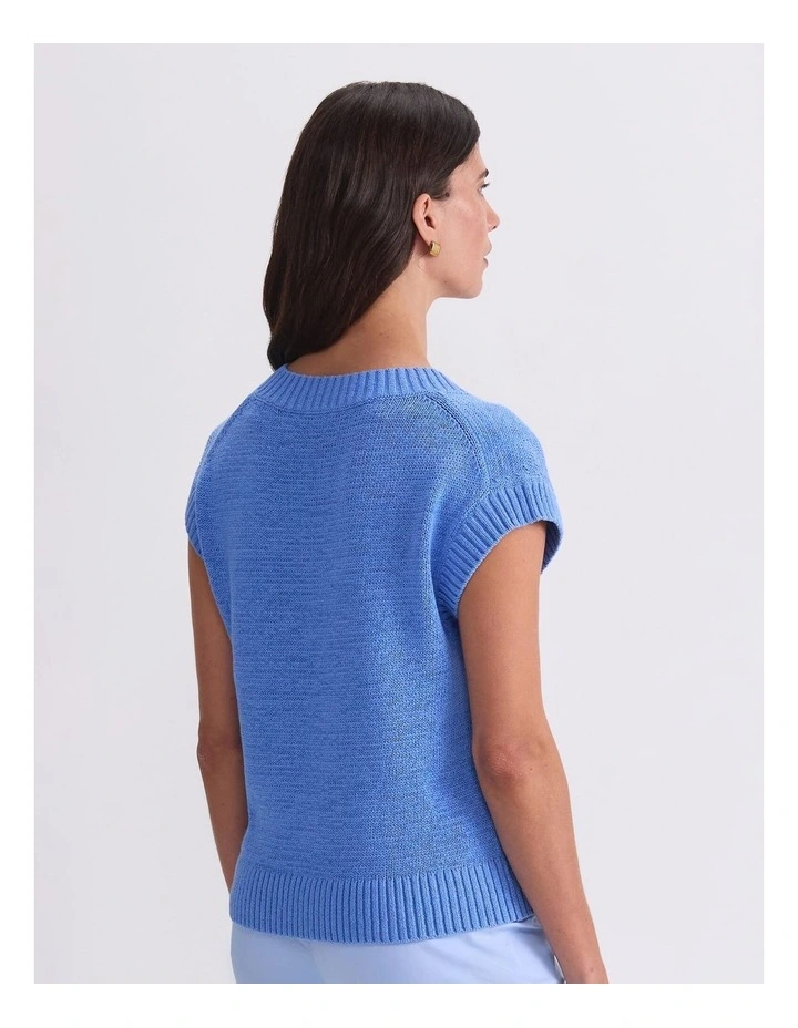 Josie Tape Yarn V-Neck Tank image 2