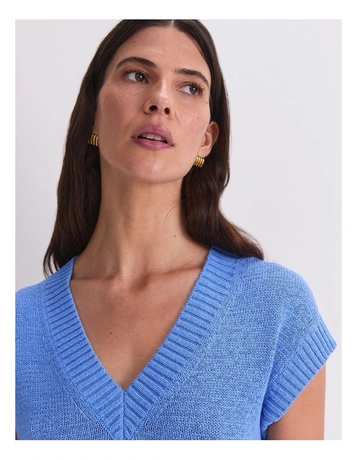 Josie Tape Yarn V-Neck Tank image 4