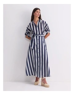 Dinah Cotton Stripe Dress