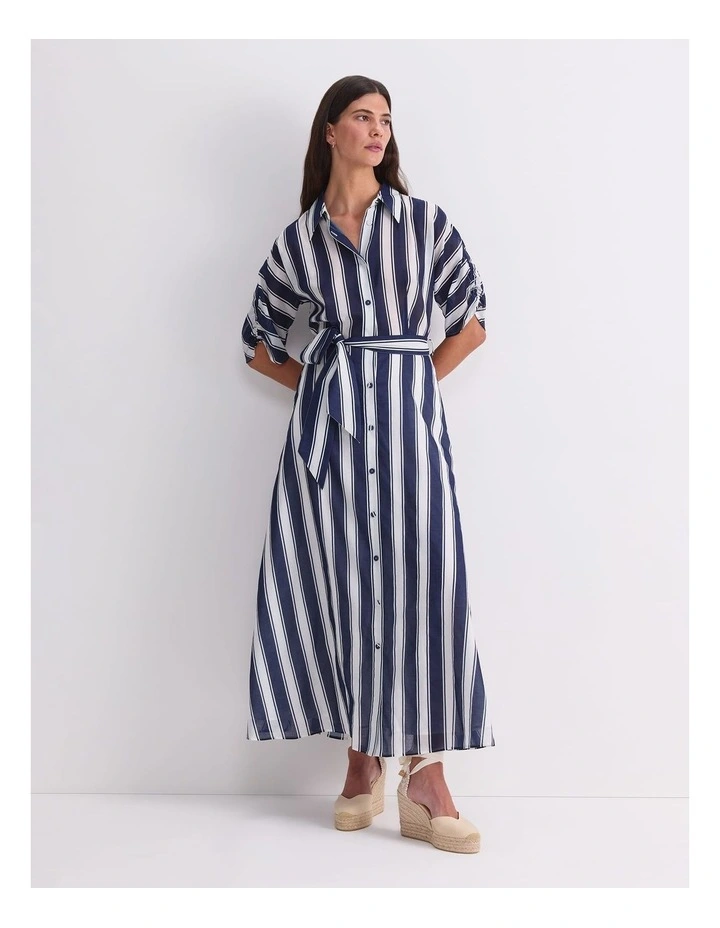 Dinah Cotton Stripe Dress image 1