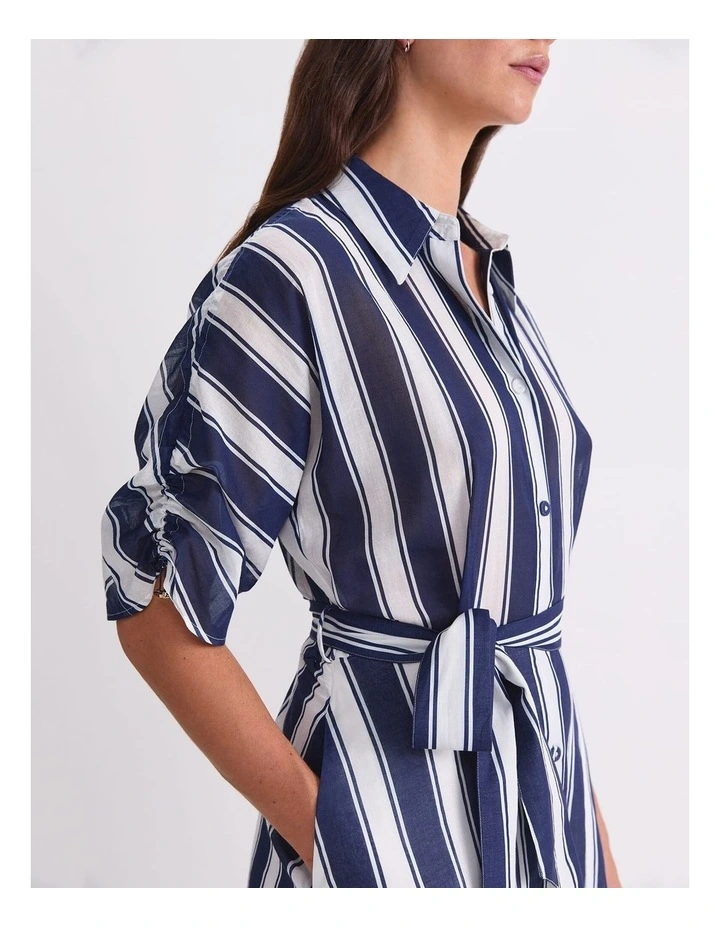 Dinah Cotton Stripe Dress image 5