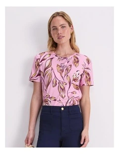 Lyra Print Merc Tee