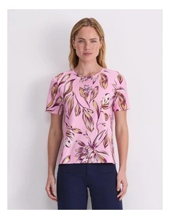 Lyra Print Merc Tee