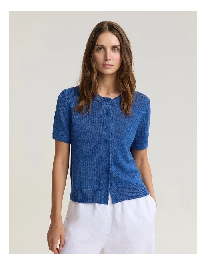 Linen Blend Cardigan image 1
