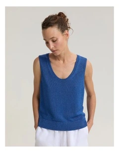 Linen Blend Singlet