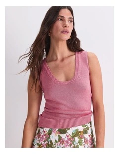Linen Blend Singlet