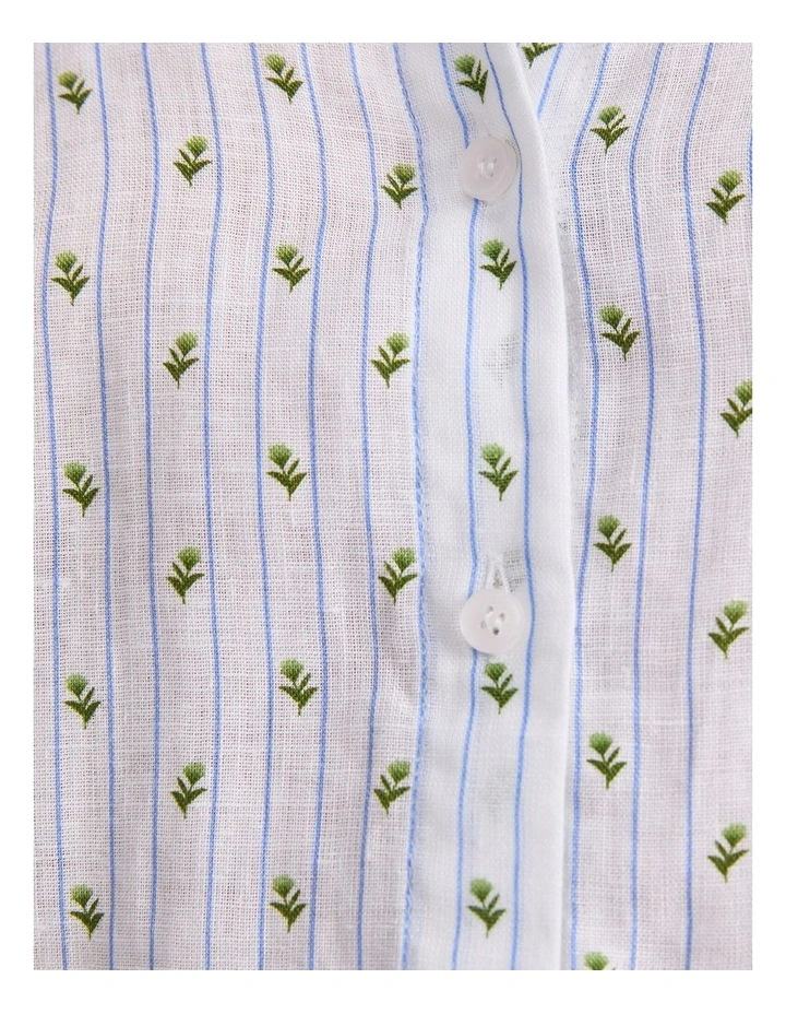 Hampton Stripe Linen Shirt image 6