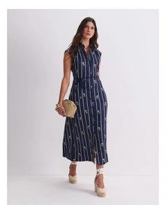 Hampton Stripe Shirt Dress