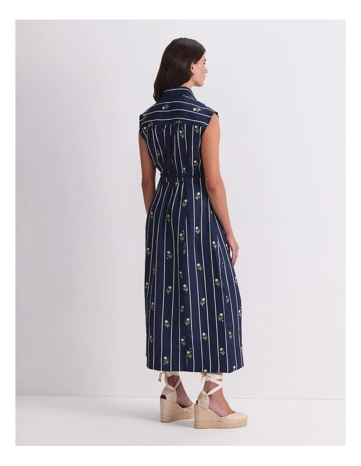 Hampton Stripe Shirt Dress image 2