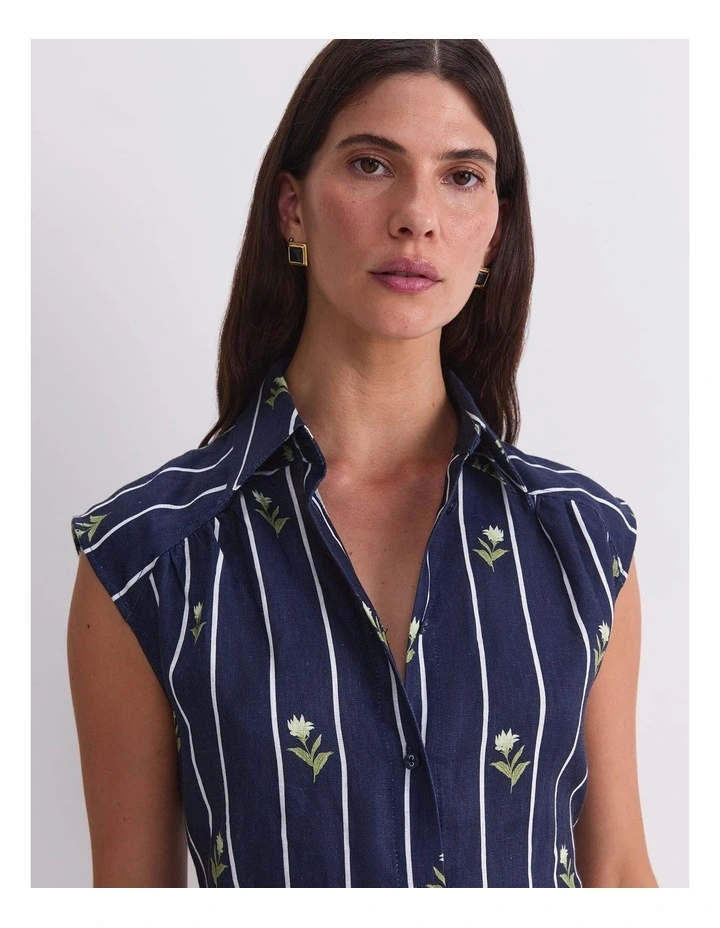 Hampton Stripe Shirt Dress image 5