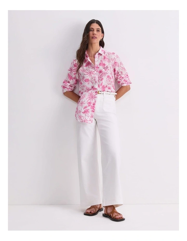 Cotton Silk Palm Shirt image 3