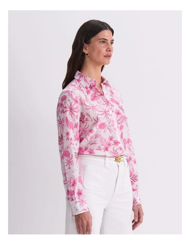 Cotton Silk Palm Shirt image 4
