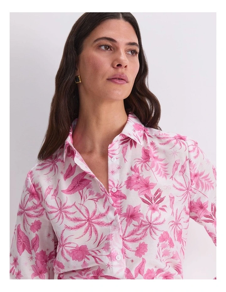 Cotton Silk Palm Shirt image 5