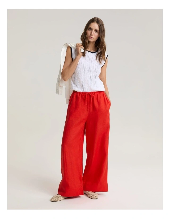 Ariana Wide Leg Linen Pant image 3