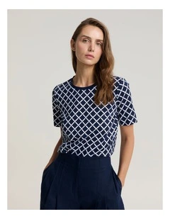 Geo Print Merc Tee