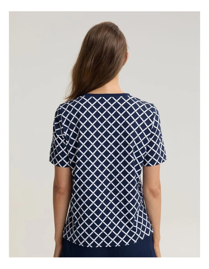 Geo Print Merc Tee image 2