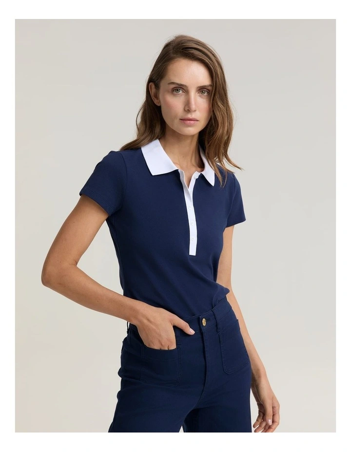 Florence Contrast Polo image 4