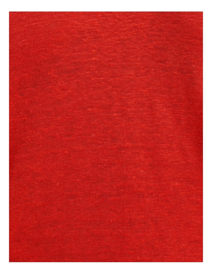 Tonia V-Neck Linen Tee image 6