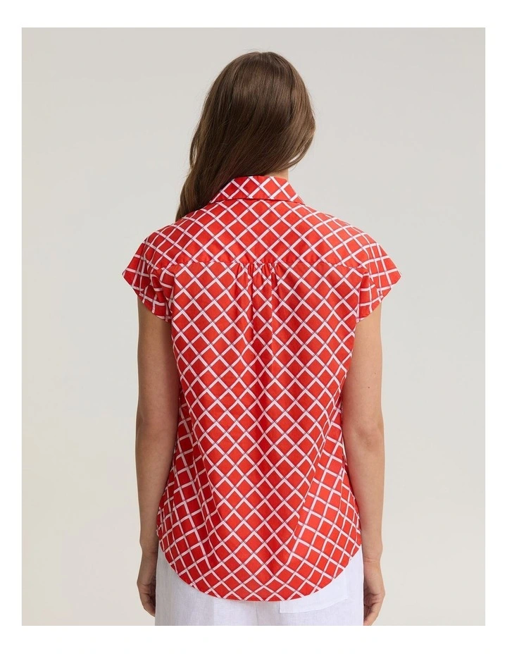 Geo Lily Voile Shirt image 2