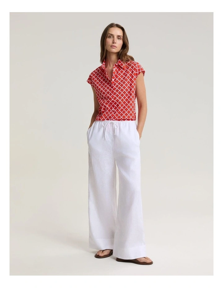 Geo Lily Voile Shirt image 3