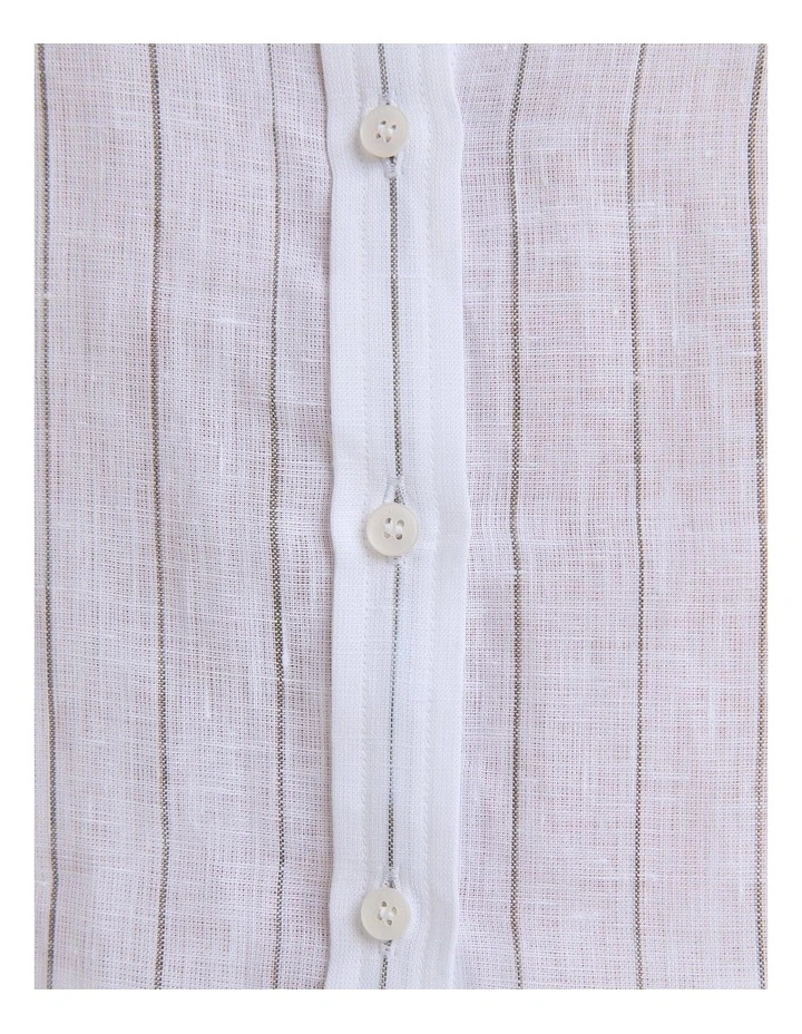 Dahlia Stripe Linen Shirt image 6