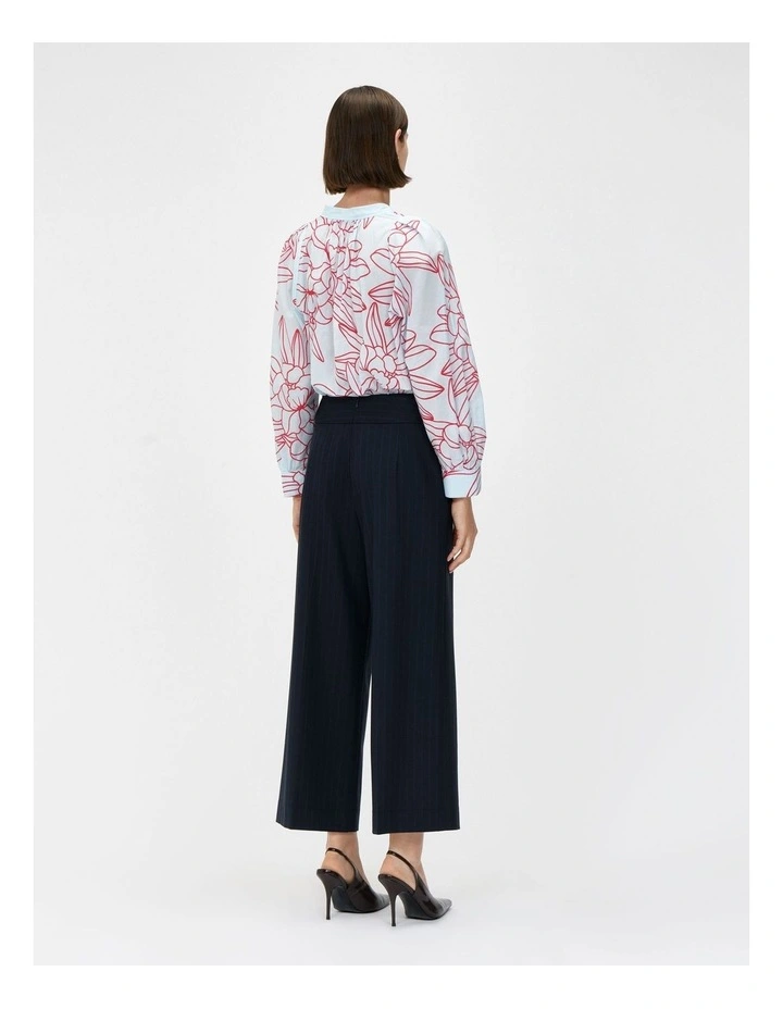 Sea Mist Orchid Voile Shirt in Blue image 2