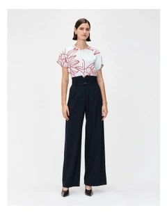 SEA MIST ORCHID DRAPED TOP