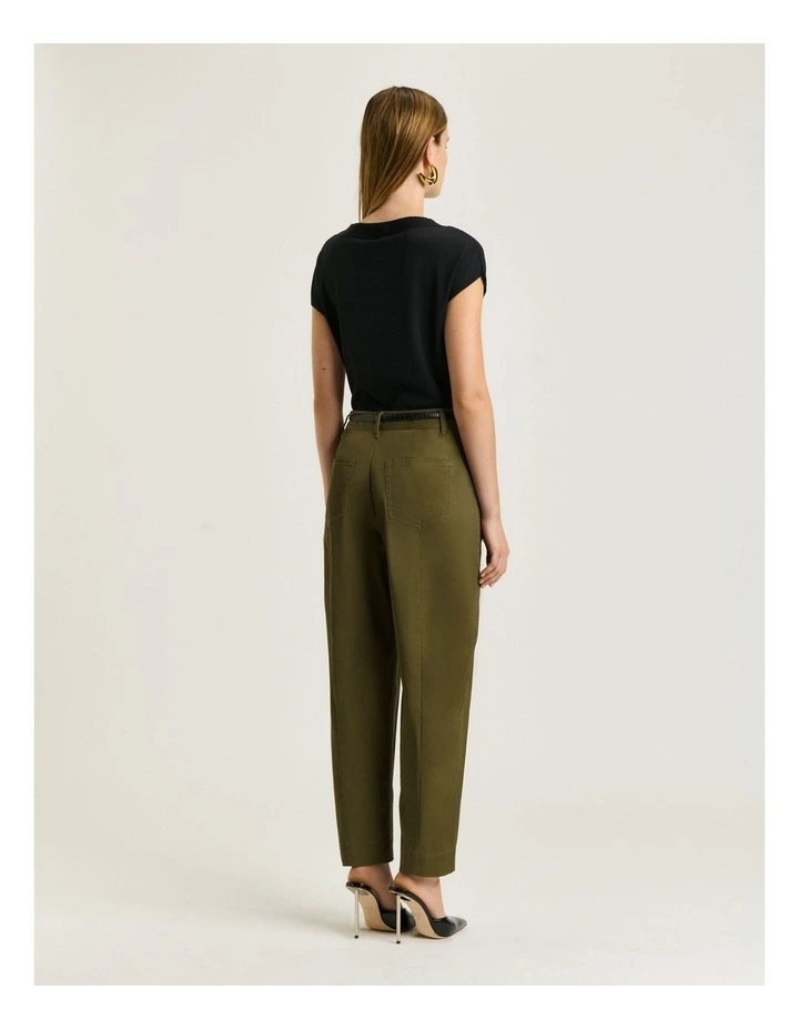 SLASH NECK CAP SLEEVE KNIT image 2