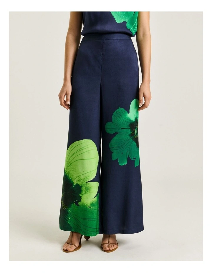 Water Poppy Wide Leg Pant in Indigo image 3