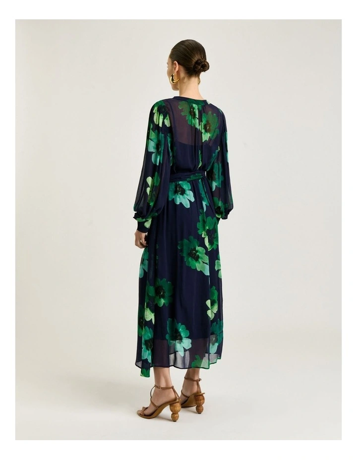 Indigo Water Poppy Georgette Dress image 2