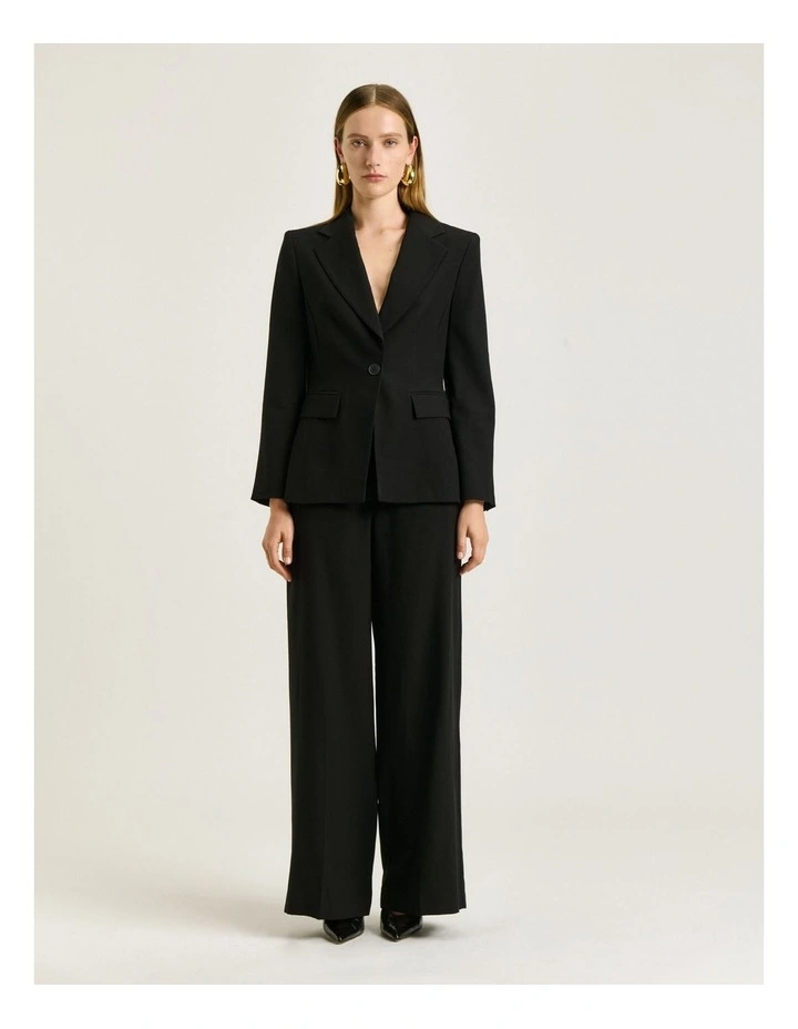 FLUID TWILL WIDE LEG PANT image 1