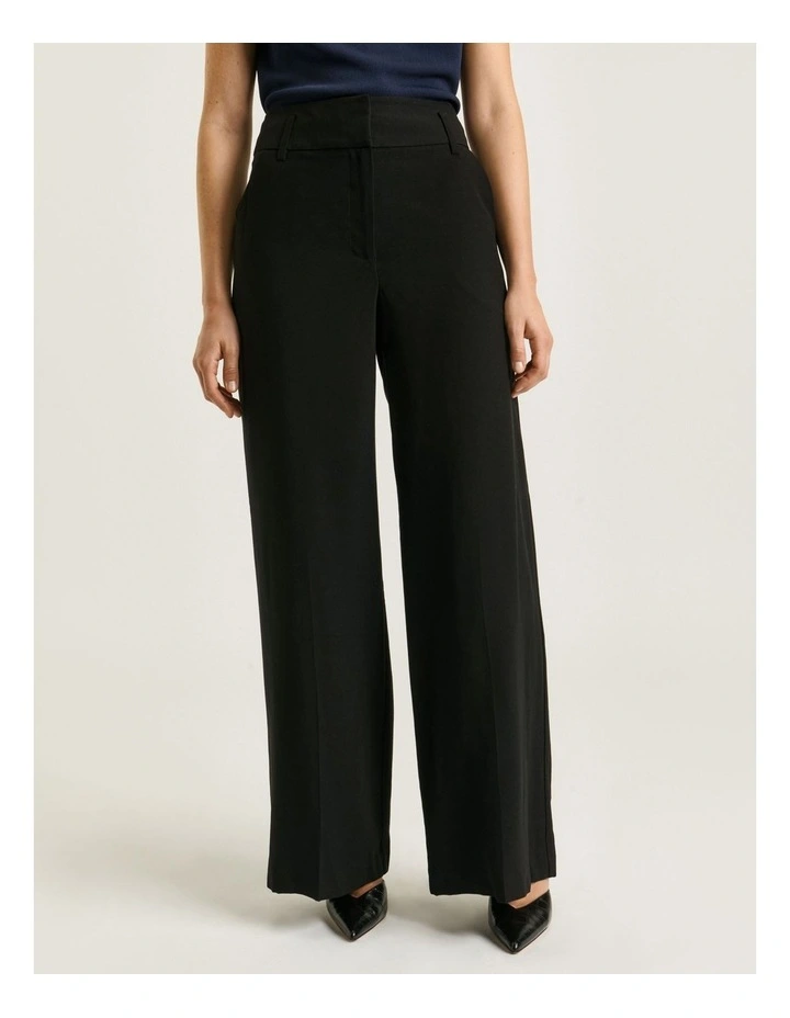 FLUID TWILL WIDE LEG PANT image 3