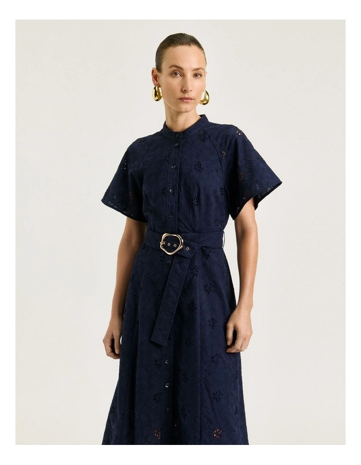 Floral Broderie Shirtdress image 3