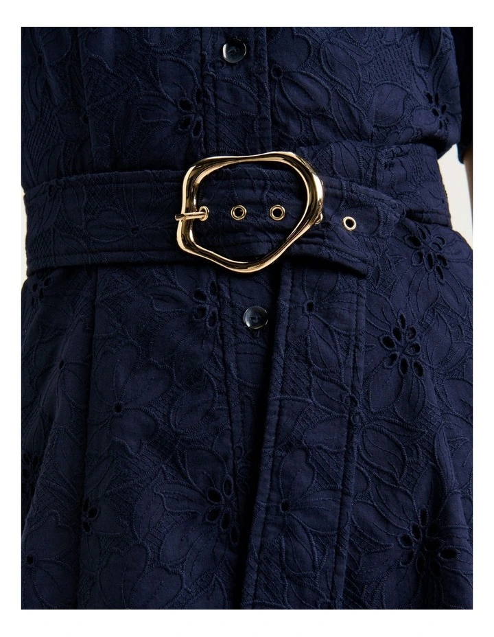 Floral Broderie Shirtdress image 4
