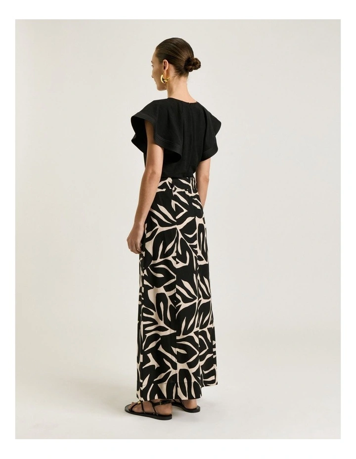 Foliage Maxi Skirt in Multi image 3