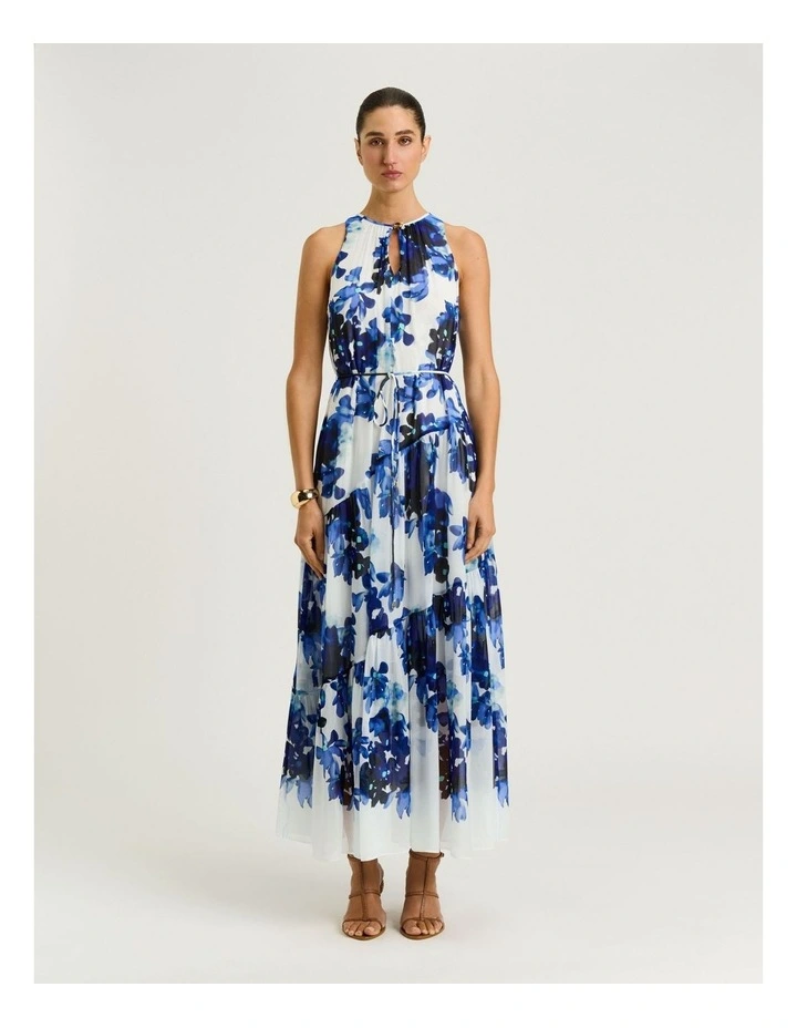 Climbing Vine Maxi Dress in Ivory image 1
