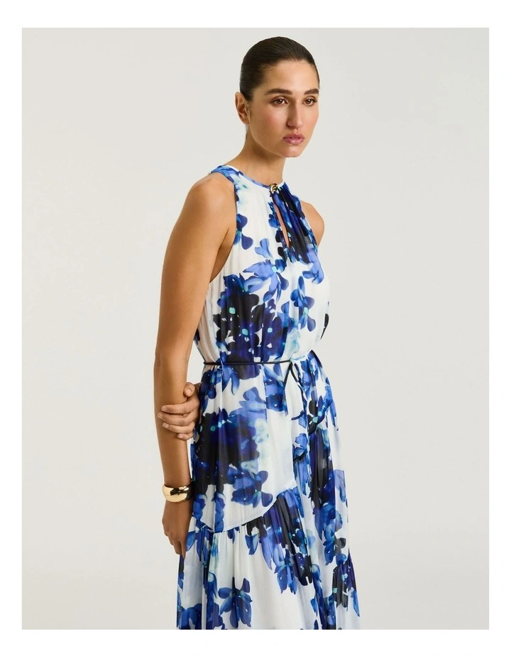Climbing Vine Maxi Dress in Ivory image 3