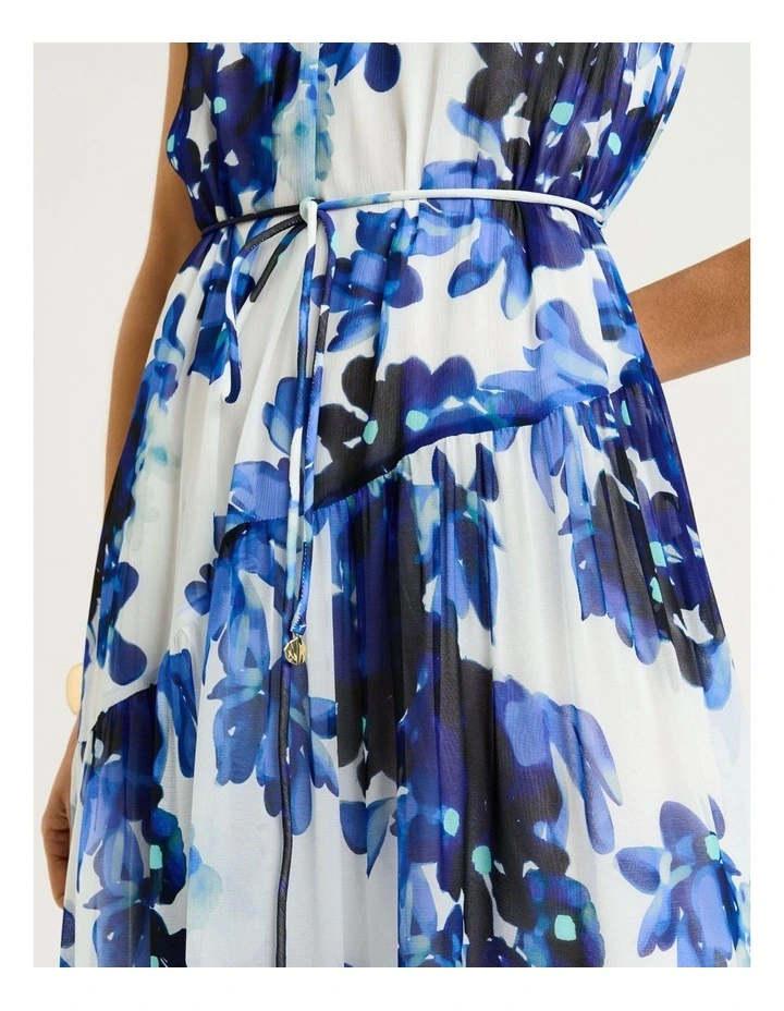Climbing Vine Maxi Dress in Ivory image 5