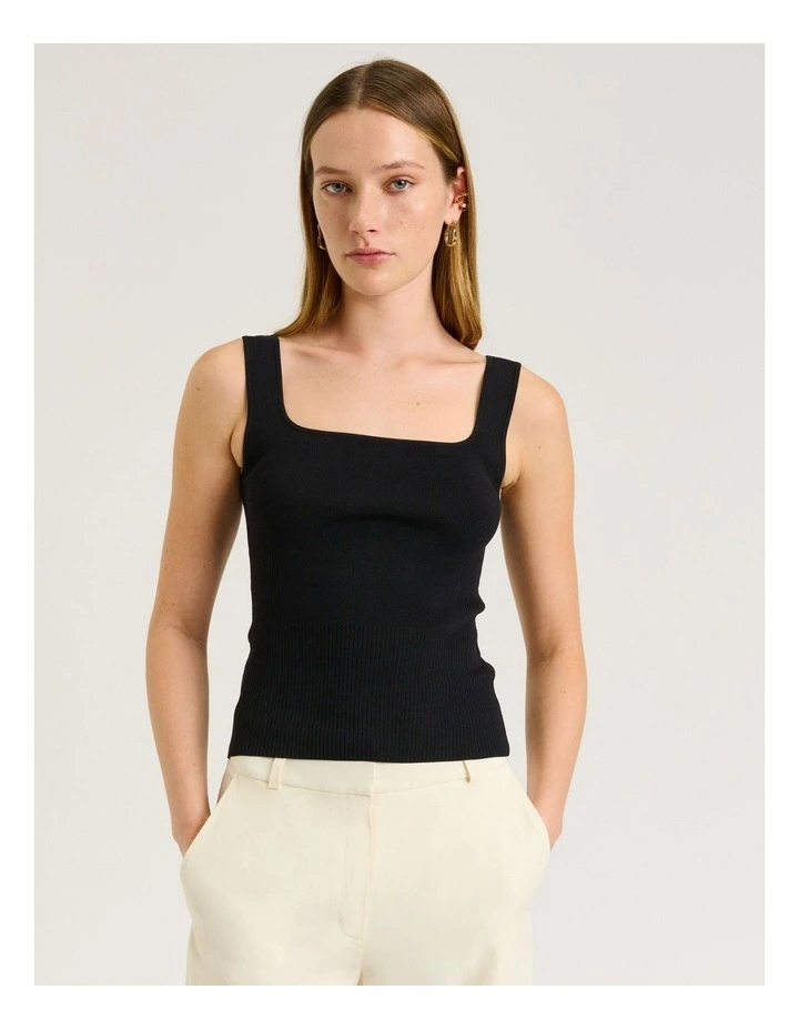 SQUARE NECK TANK image 1