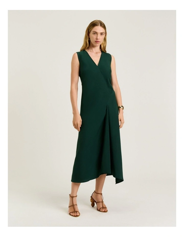 European Lyocell Linen Bias Dress image 1
