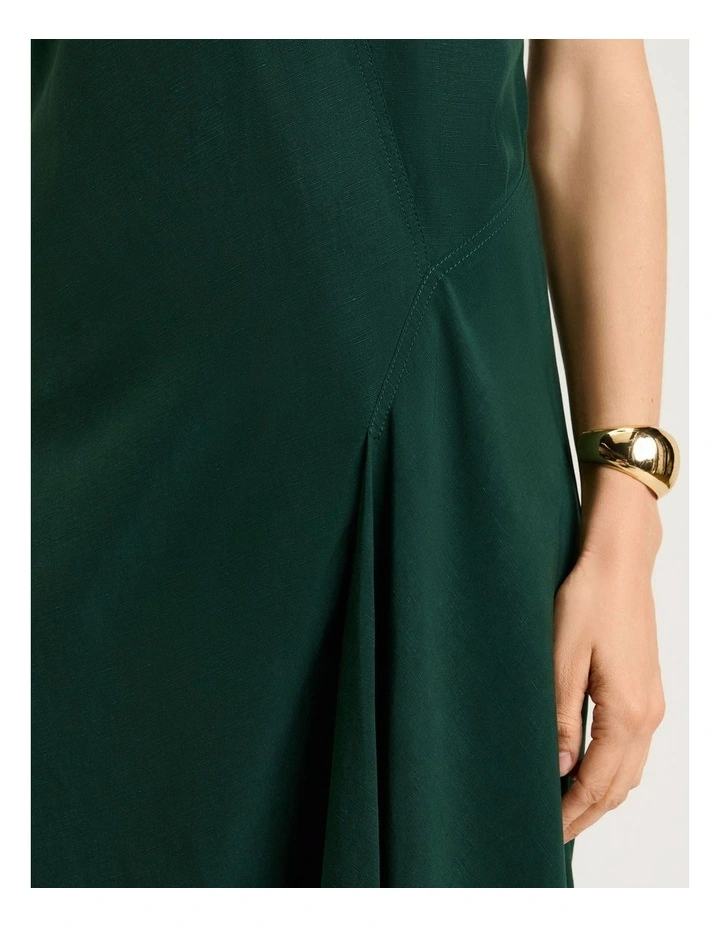 European Lyocell Linen Bias Dress image 4