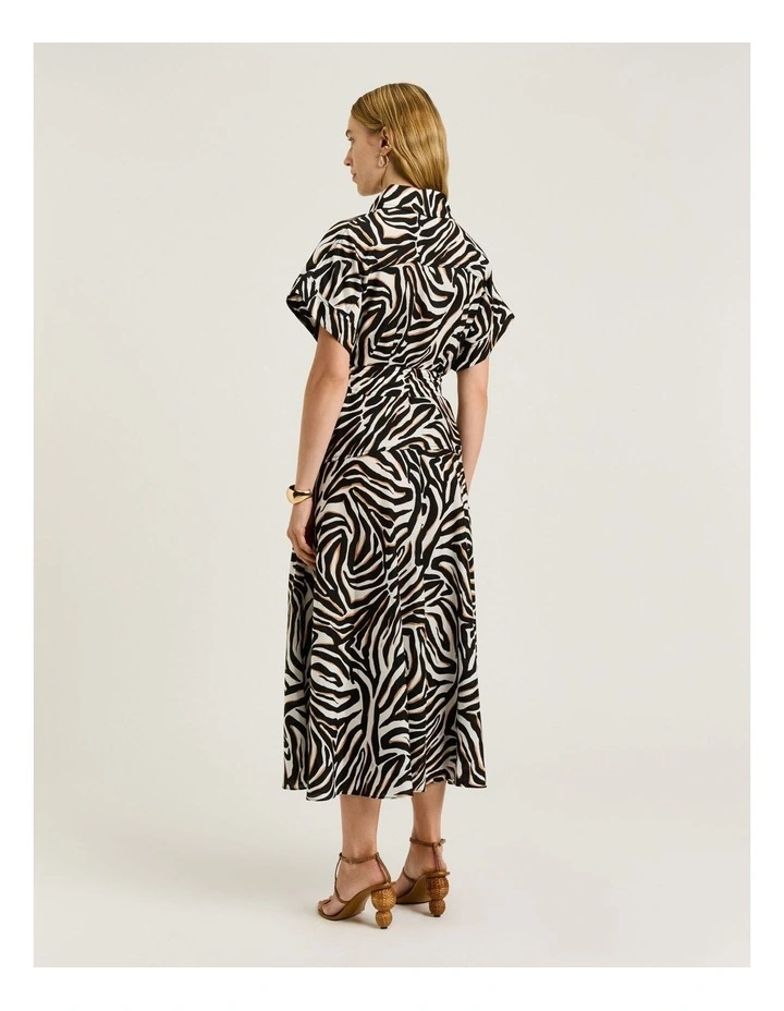 Abstract Zebra Shirtdress image 2