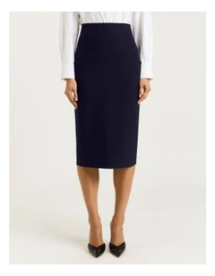 Milano Pencil Skirt in Ink