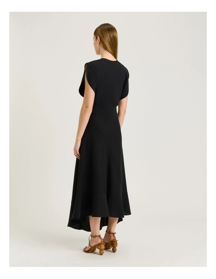 TENCEL COTTON BIAS EMPIRE LINE DRESS image 2