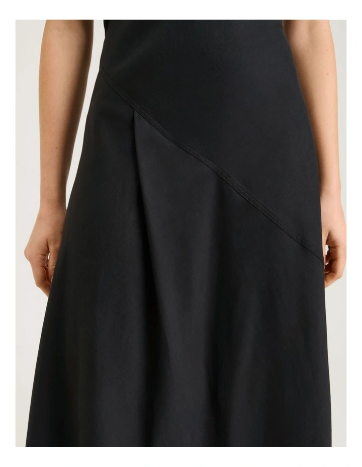 TENCEL COTTON BIAS EMPIRE LINE DRESS image 4