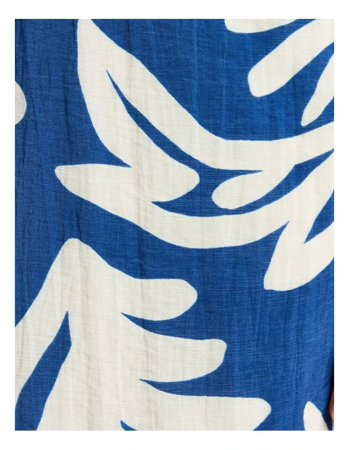 CHAMBRAY FILIGREE MIDI DRESS image 5