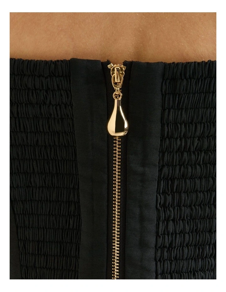 DRAPEY MODAL BLEND V NECK MIDI DRESS image 6